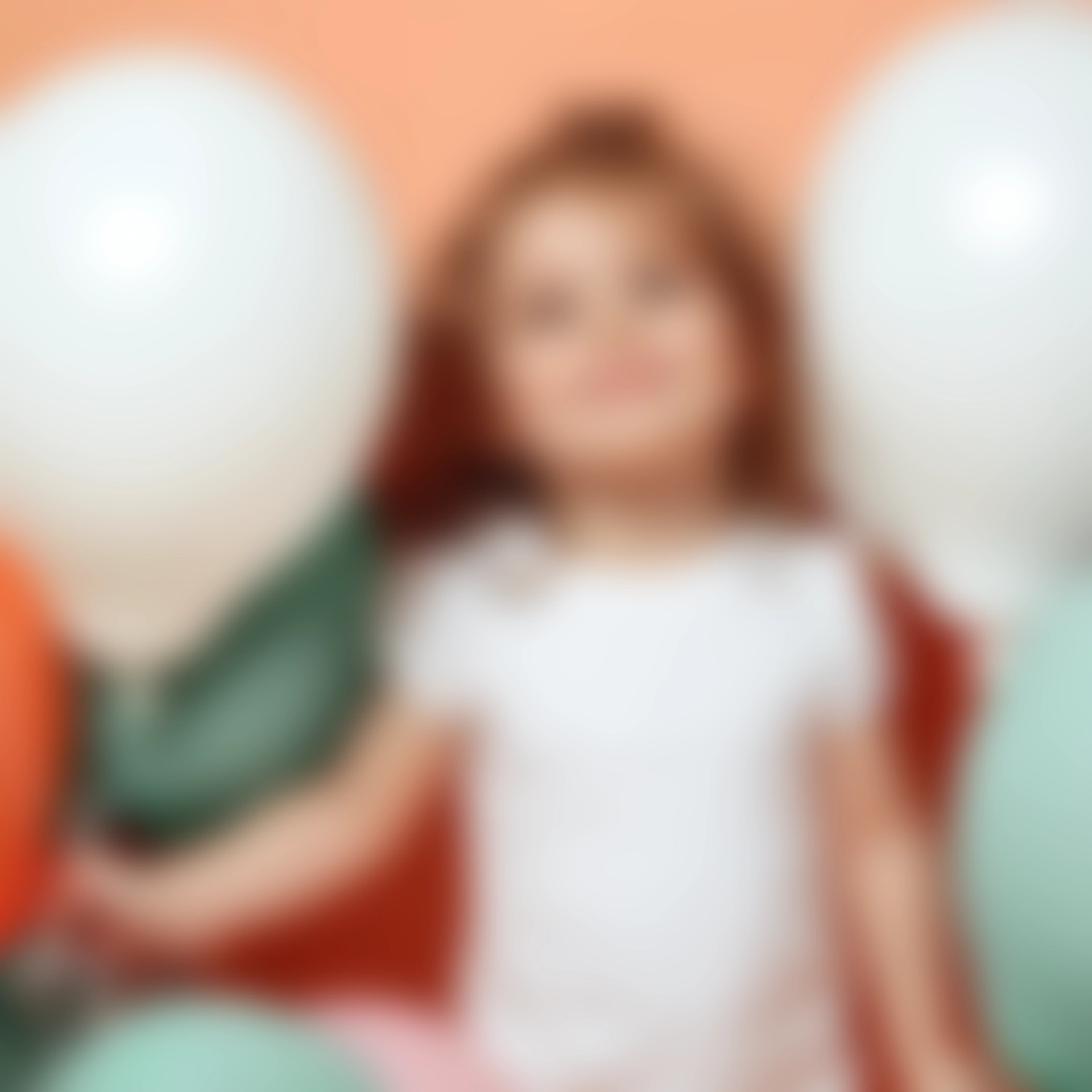 Ballon, Person, Gesicht, Kopf